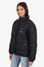 Supreme Black Puffer Jacket Size M