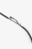 Pre-Loved Chanel™ Black Crystal Detail CC Necklace