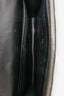 Saint Laurent Black Grained Leather Envelope Wallet On Chain