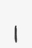 Saint Laurent Black Grained Leather Matelasse YSL Monogram Small Zip Top Bill Pouch