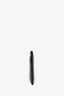 Saint Laurent Black Grained Leather Matelasse YSL Monogram Small Zip Top Bill Pouch