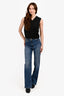 Versace Blue Denim Medusa Jeans Size 25