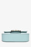 Gucci Blue Leather Crystal Horsebit 1955 Mini Shoulder Bag