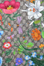 Gucci Brown/Pink Multicolour Floral Silk Scarf 90
