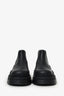 Bottega Veneta Black Leather Tire Chelsea Boots Size 38
