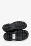 Bottega Veneta Black Leather Tire Chelsea Boots Size 38