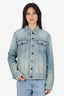 Saint Laurent Blue Classic Denim Jacket Size 46