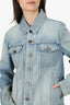 Saint Laurent Blue Classic Denim Jacket Size 46