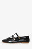 Celine Black Patent Leather Mary-Jane Flats Size 39