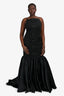 I The Label Black Bow Ruffled Skirt Gown Size 3XL