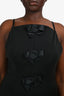 I The Label Black Bow Ruffled Skirt Gown Size 3XL