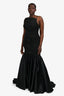 I The Label Black Bow Ruffled Skirt Gown Size 3XL