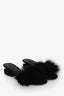 Alexander Wang Black Feather Mules Size 39