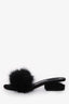 Alexander Wang Black Feather Mules Size 39