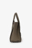 Celine Grey Leather Micro Luggage Tote