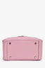Hermès 2022 Mauve Sylvestre Clemence Leather Mini Lindy
