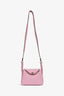 Hermès 2022 Mauve Sylvestre Clemence Leather Mini Lindy