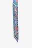 Hermès Multicolour Horse Print Silk Twilly