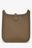 Hermès 2025 Etoupe Clemence Leather Evelyne TPM Crossbody