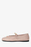 Prada Blush Leather Mary Jane Ballet Flats Size 38