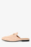 Gucci Beige Monogram Denim Princetown Slip On Mules Size 37