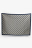 Gucci Beige/Blue Double-Sided GG Quilted Cotton Blanket