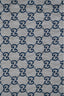 Gucci Beige/Blue Double-Sided GG Quilted Cotton Blanket