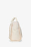 Pre-Loved Chanel™ Beige Canvas Small Deauville Shopping Tote with Pouch