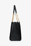Pre-Loved Chanel™ 2025 Black Lambskin CC Large Shopping Tote with Pouch