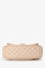 Pre-Loved Chanel™ Beige Calfskin Leather Airline XXL Single Flap Bag