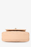 Pre-Loved Chanel™ Beige Caviar Leather Micro Coco Top Handle Bag with Chain