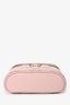 Gucci Pink Leather Matelasse GG Vanity Mini Top Handle Bag