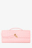 Bottega Veneta Pink Leather 'Andiamo' Clutch