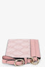 Gucci Pink Coated Canvas/Leather Card Holder