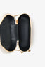 Saint Laurent White Lambskin Vanity Top Handle Crossbody Bag