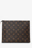 Louis Vuitton Monogram Coated Canvas Trio Toilet Pouch