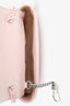 Gucci Perfect Pink Leather Chevron Quilted Super Mini GG Marmont Belt Bag