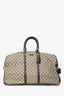 Gucci Brown Coated Canvas/Leather Duffle Trolley Bag