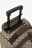 Gucci Brown Coated Canvas/Leather Duffle Trolley Bag