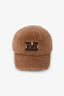 Max Mara Brown Teddy Logo Baseball Cap