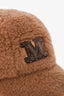 Max Mara Brown Teddy Logo Baseball Cap