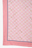Gucci Pink/Gold Silk Monogram Scarf