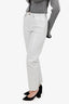 Agolde Light Grey Leather Pants Size 26