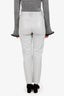 Agolde Light Grey Leather Pants Size 26