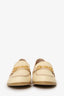 Stuart Weitzman Beige Raffia Chain Loafers Size 8