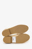 Stuart Weitzman Beige Raffia Chain Loafers Size 8