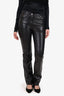 Stand Studio Black Leather 'Rebecca' Pants Size 36