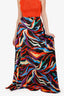 Greta Constantine Black/Multicolour Maxi Skirt Estimated Size XS/S