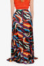 Greta Constantine Black/Multicolour Maxi Skirt Estimated Size XS/S