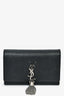 Saint Laurent Black Leather Kate Tassel Small Crossbody